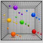 App Icon of balls bouncing in a grid square