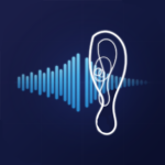 app icon of an ear and sound wave