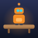 app icon of a robot on a table